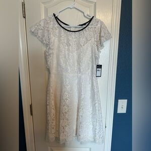 Ella Moss Cream Lace Dress